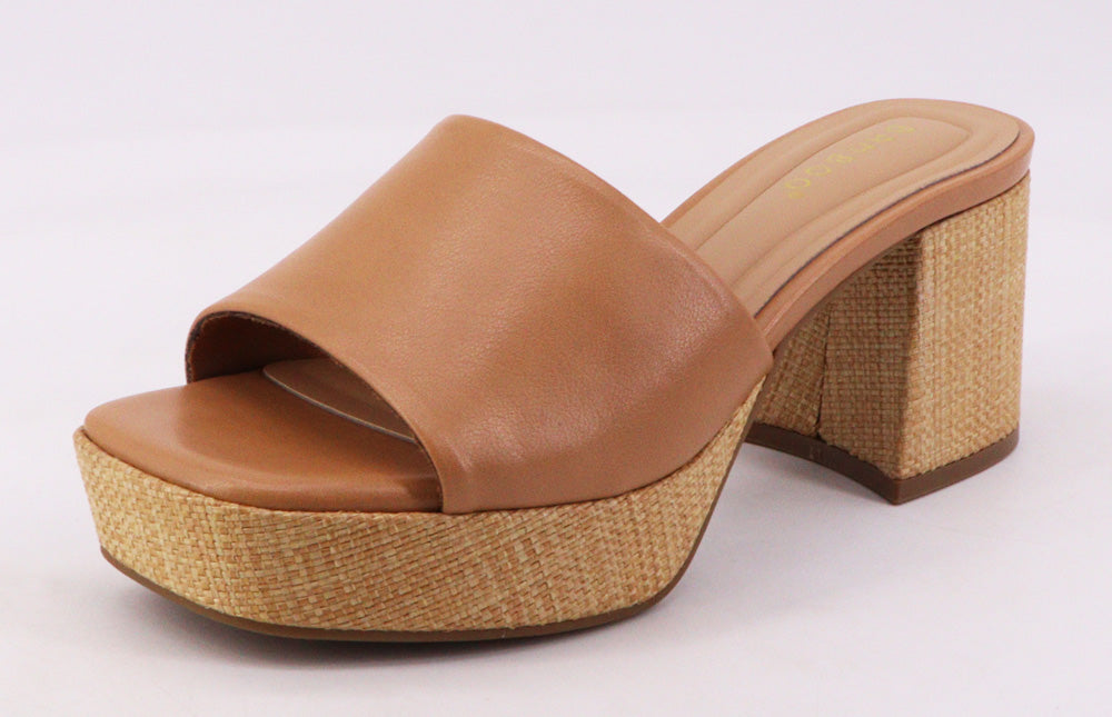 Coastal Cork Heel - TAN