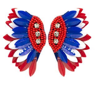 USA Fan Earrings