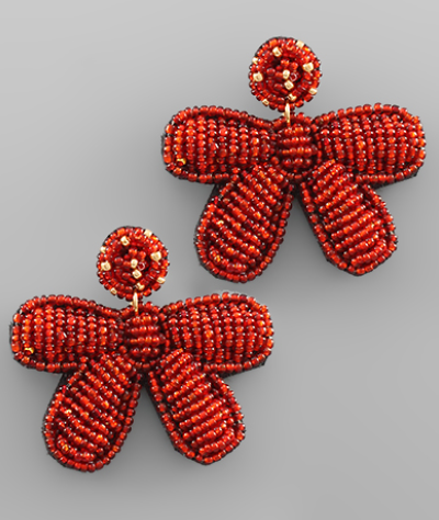 Christmas Bow Earrings