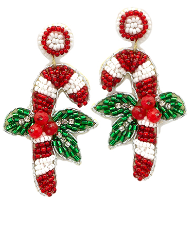 Candy Cane Earrings