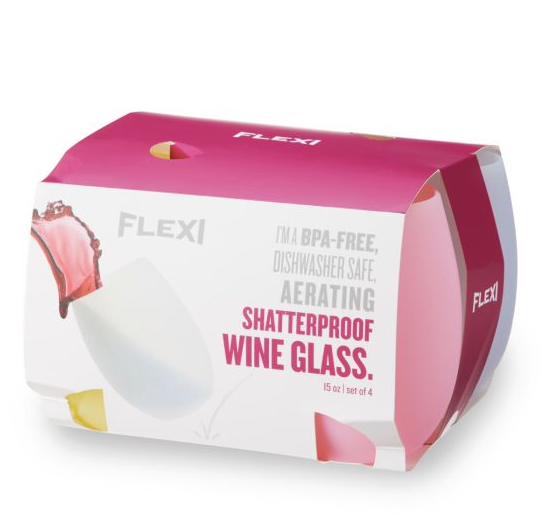 Silicone Wine Cups - Set of 4