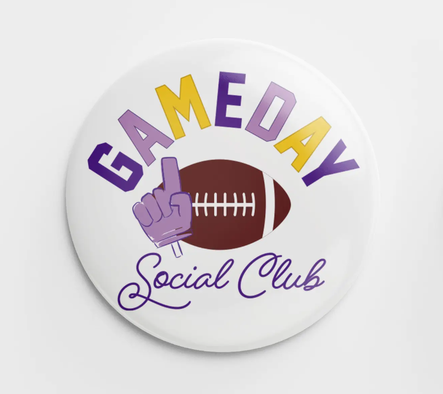 GD Social Club Button - Purple