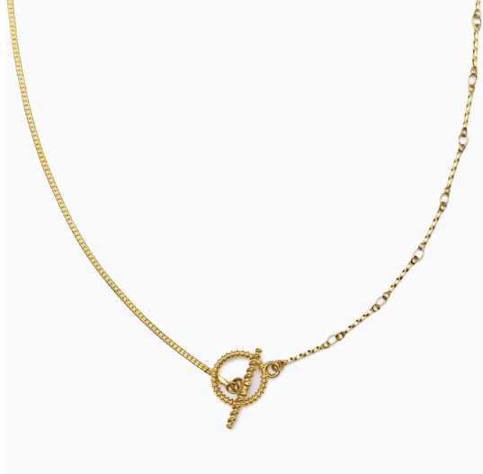 18K Toggle Chain Necklace