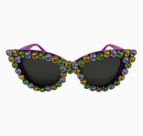 Cat Eye Rhinestone MG Sunglasses