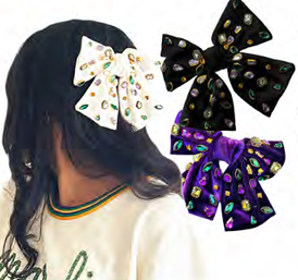 Bejeweled Velvet Bow