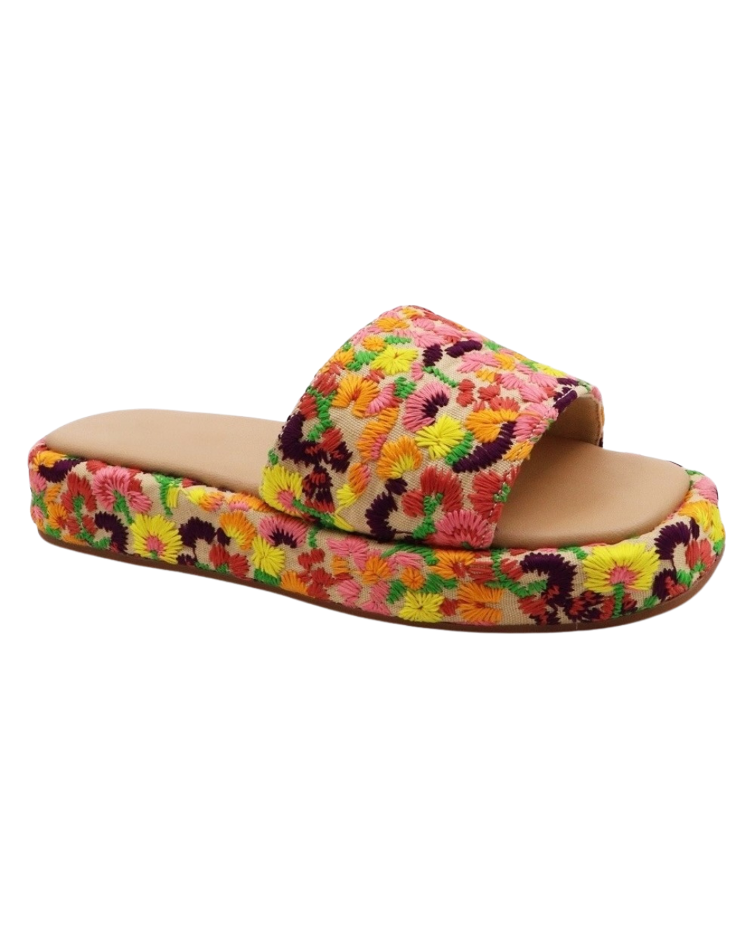 Floral Embroidered Sandal