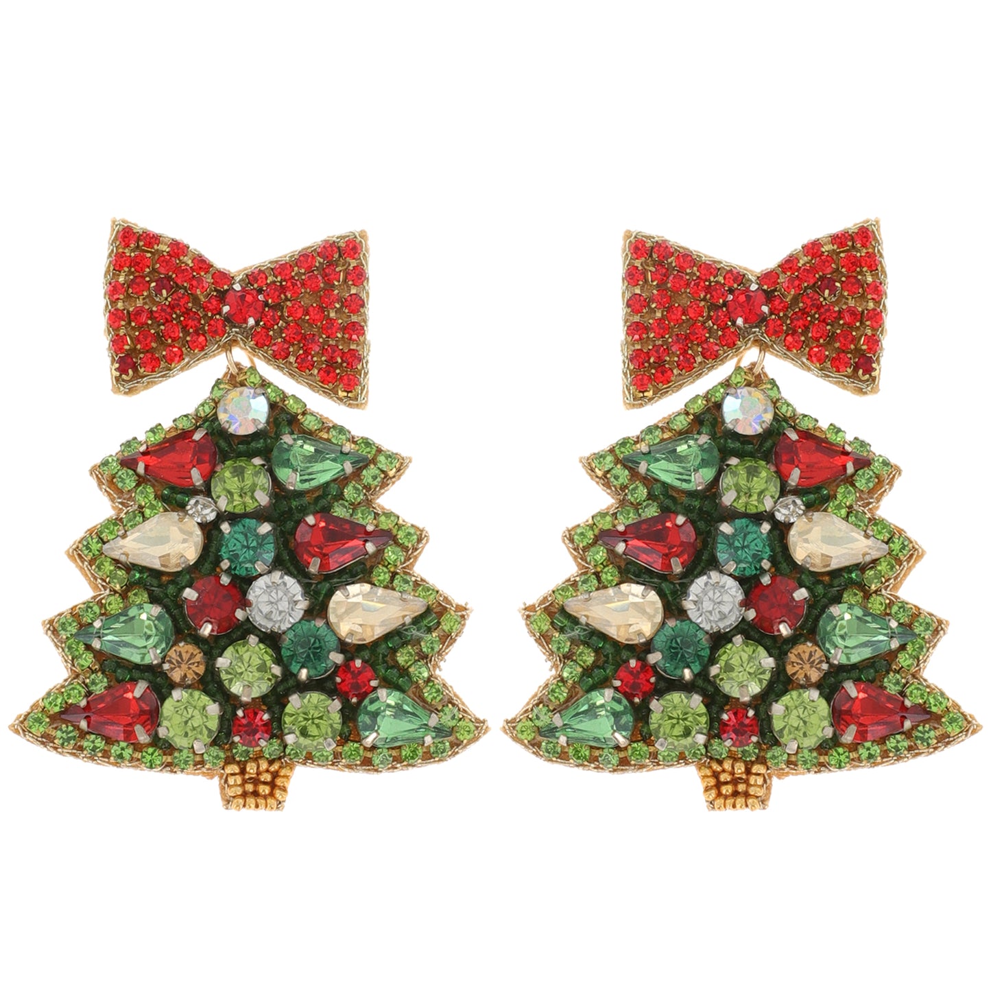 Jeweled Tree Earrings