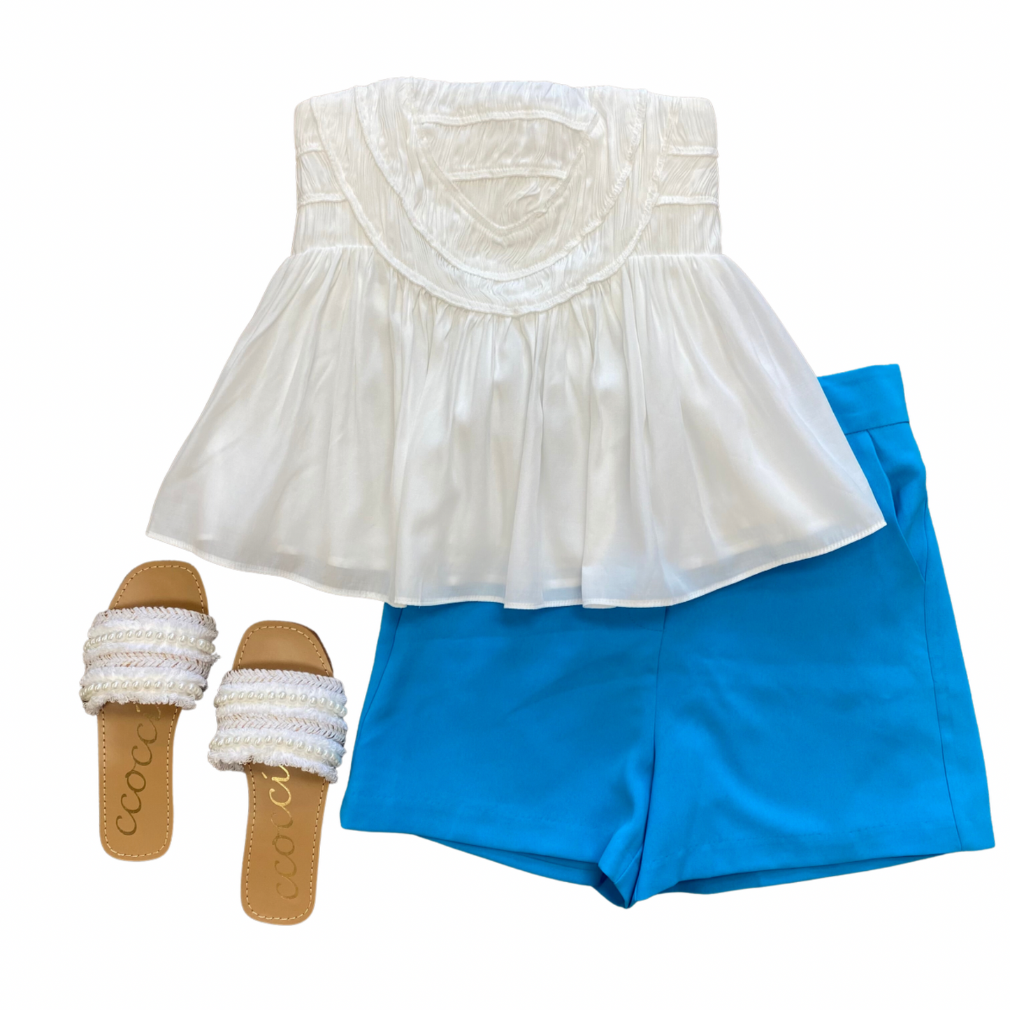 Santa Barbara Peplum Top - 2 Colors