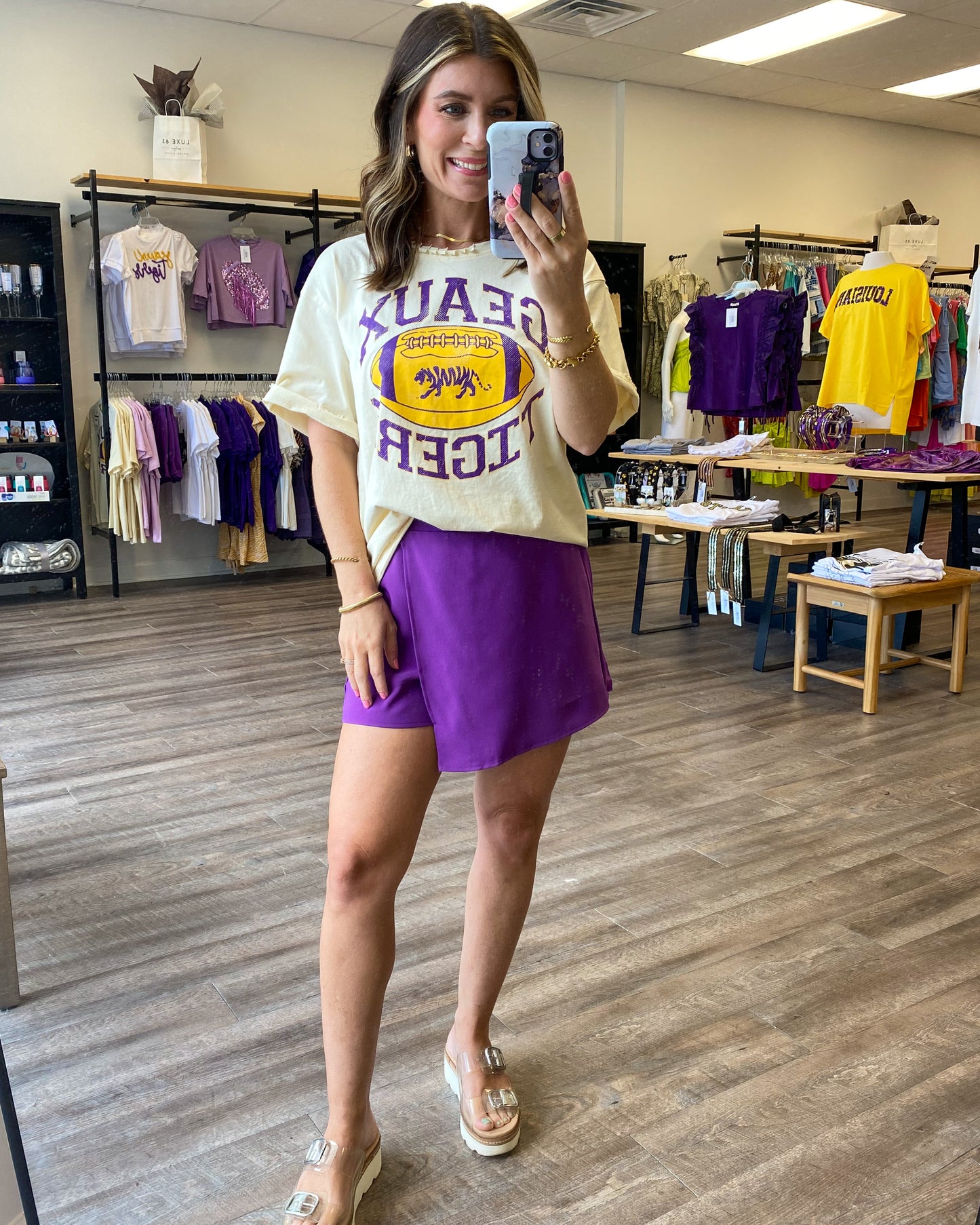 Geaux Tigers Boyfriend Tshirt