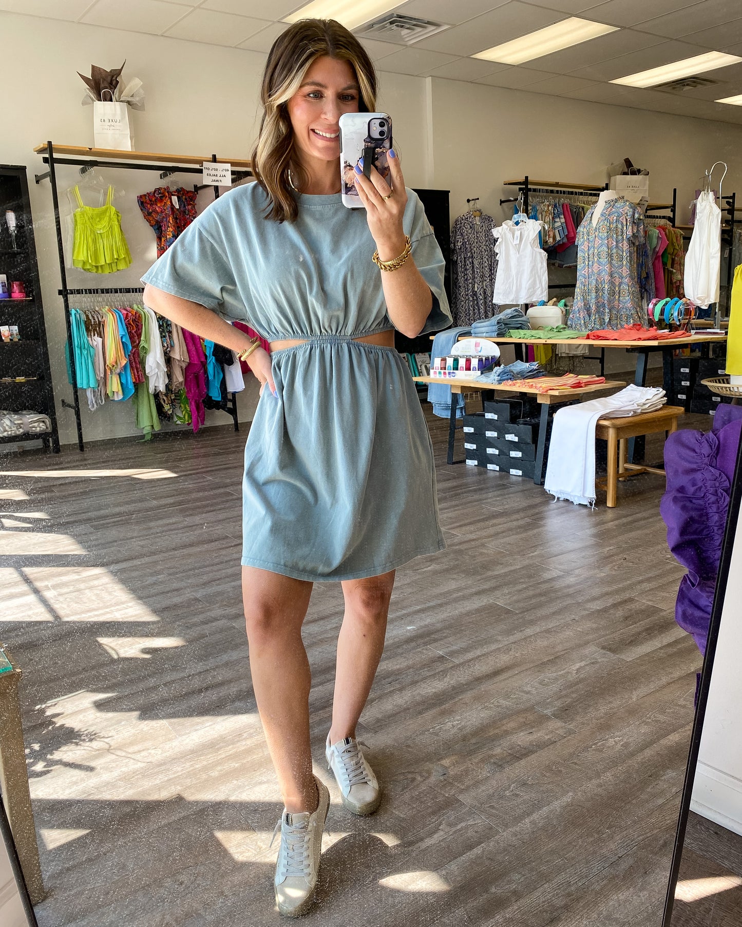 Lainey T Shirt Dress - 2 Colors