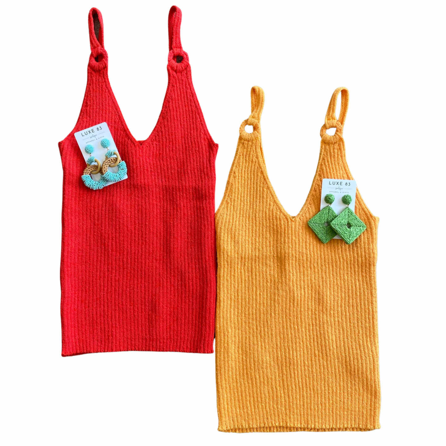 Del Mar Knit Tank- 2 Colors