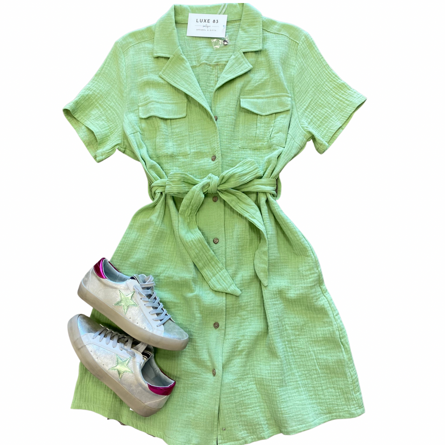 Hint of Lime Dress