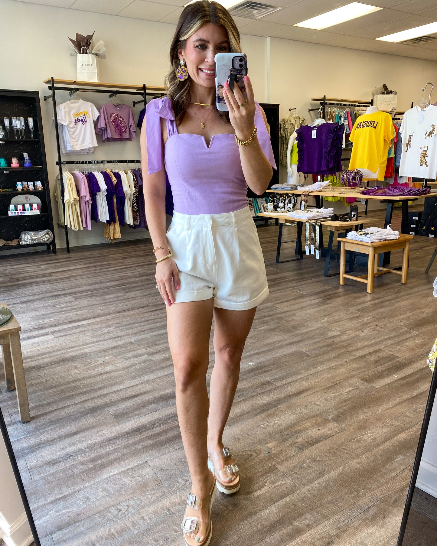 Tiger Time Purple Bodysuit