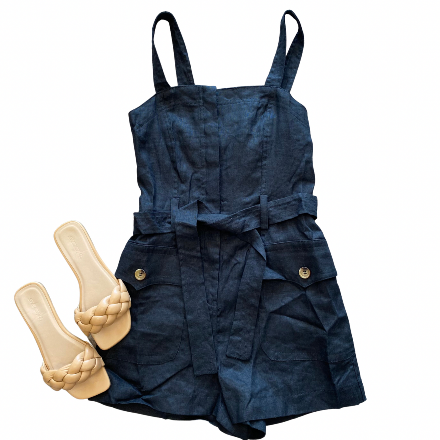 Autumn Utility Romper - 2 Colors