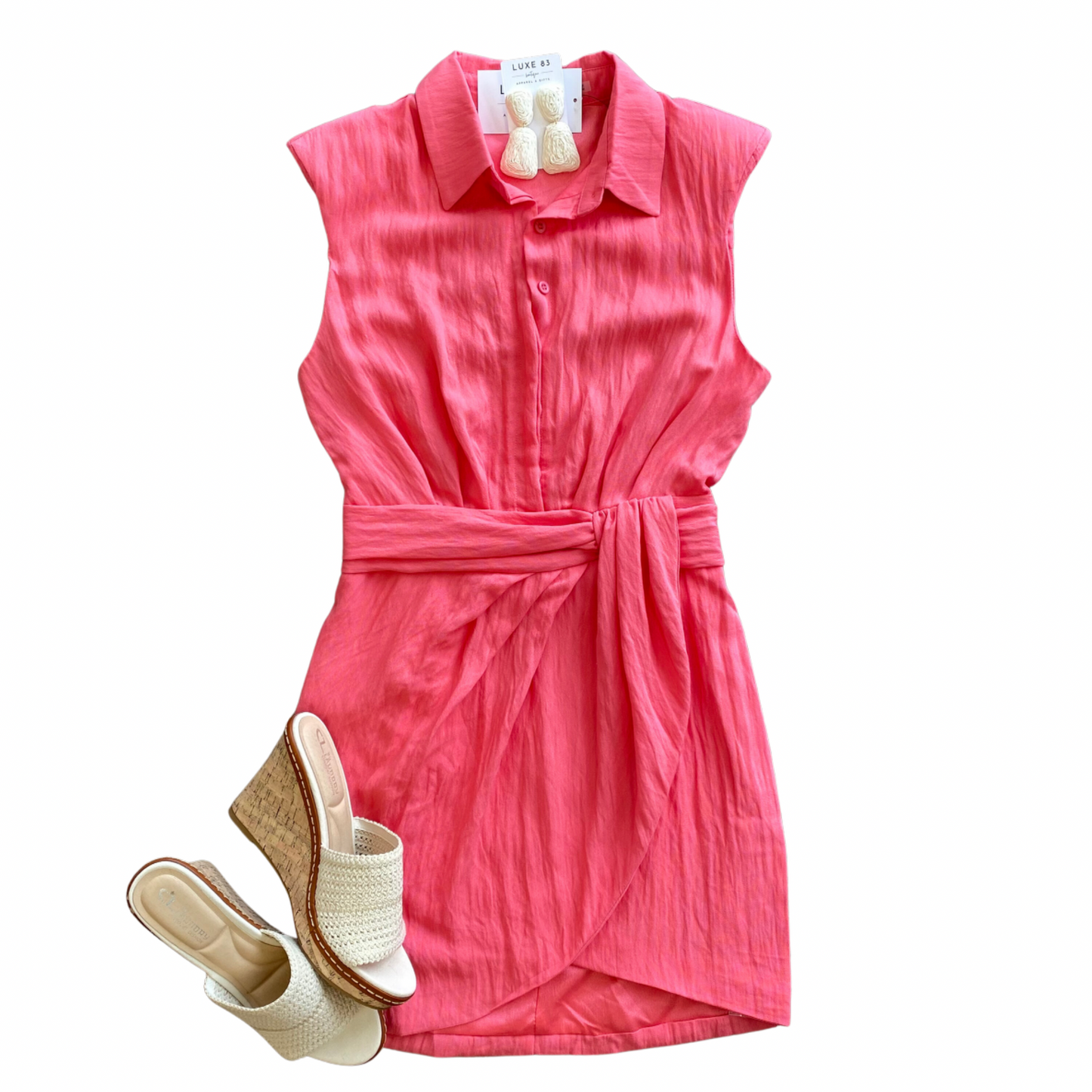That's A Wrap Dress - 2 COLORS