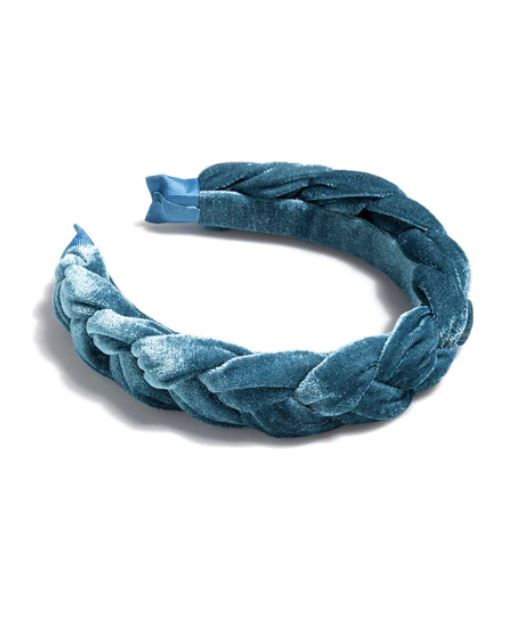 Velvet Braided Headband - 2 COLORS