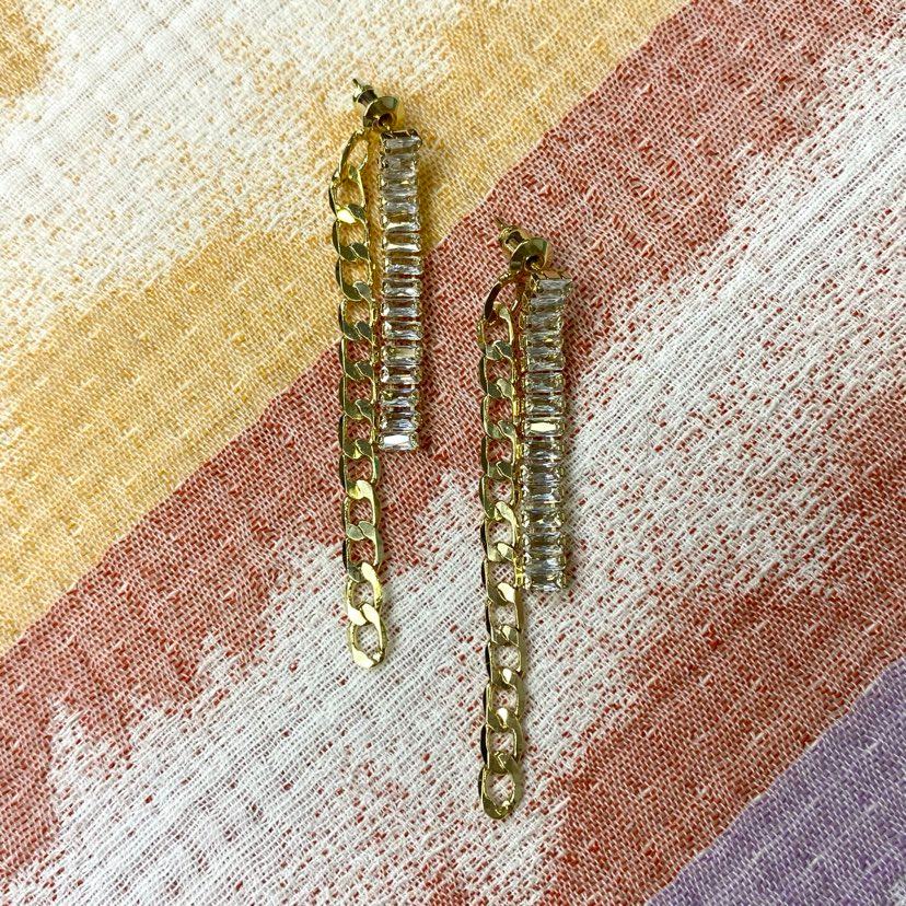 Taylor Shaye Dixie CZ Drop Earrings