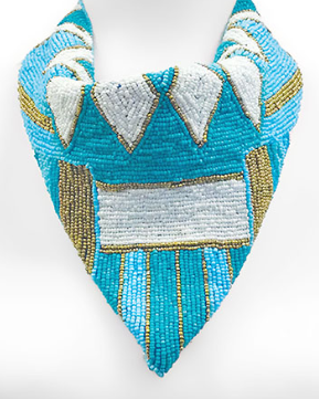 Patterned Scarf Necklace
