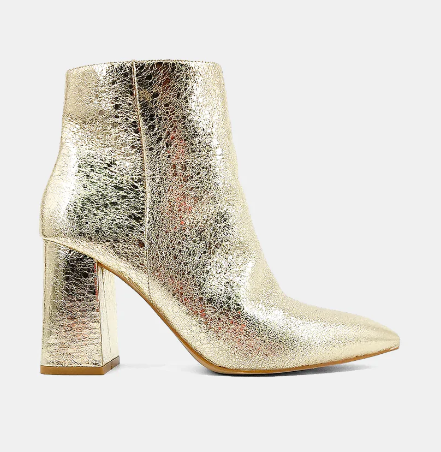 Veronica Gold Bootie