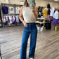 Patch Pocket Jeans - 2 Colors