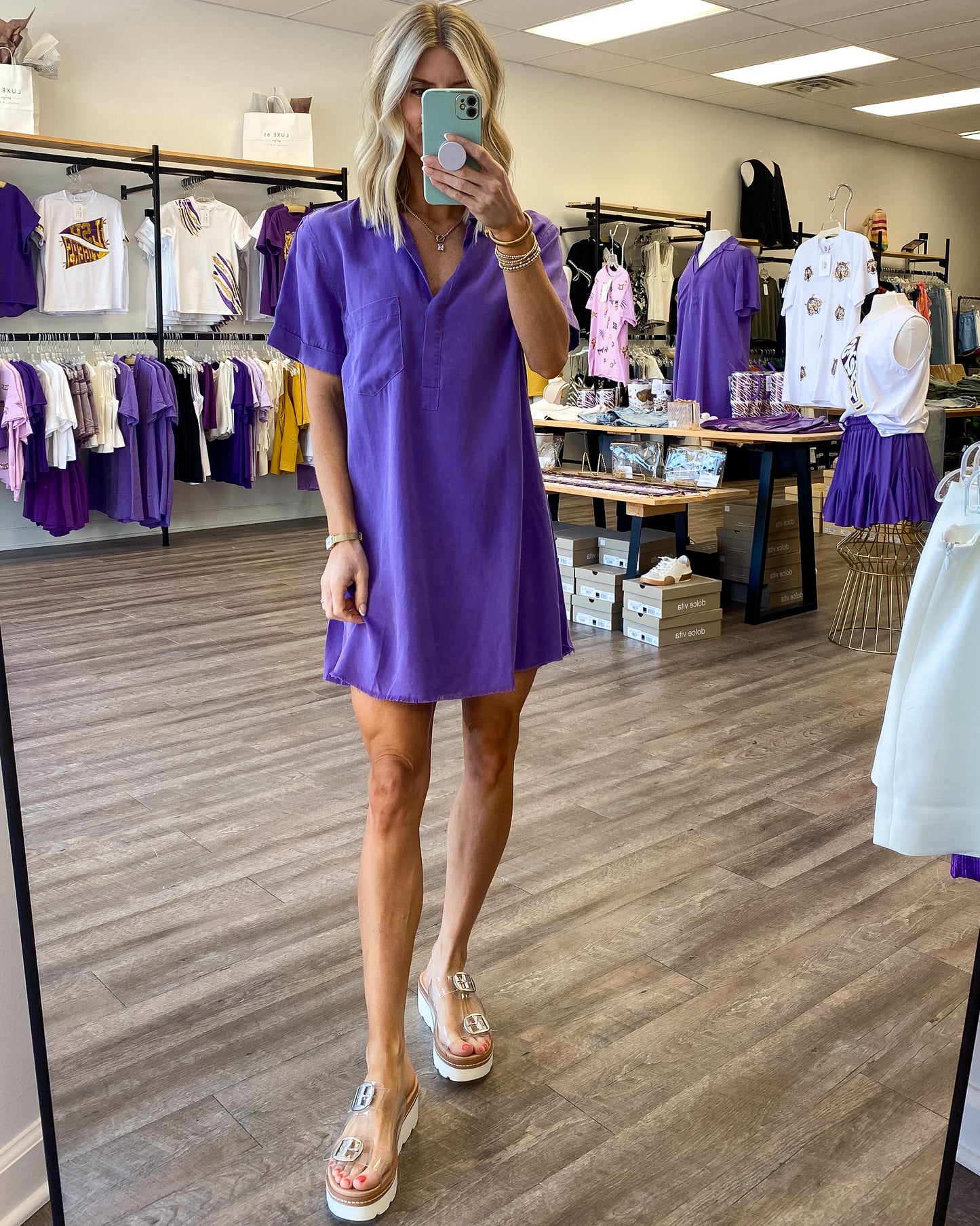 Wear Everywhere Dress Purple