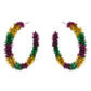 Mardi Gras Tinsel Hoops