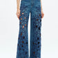 BAYEAS High Rise Floral Jeans