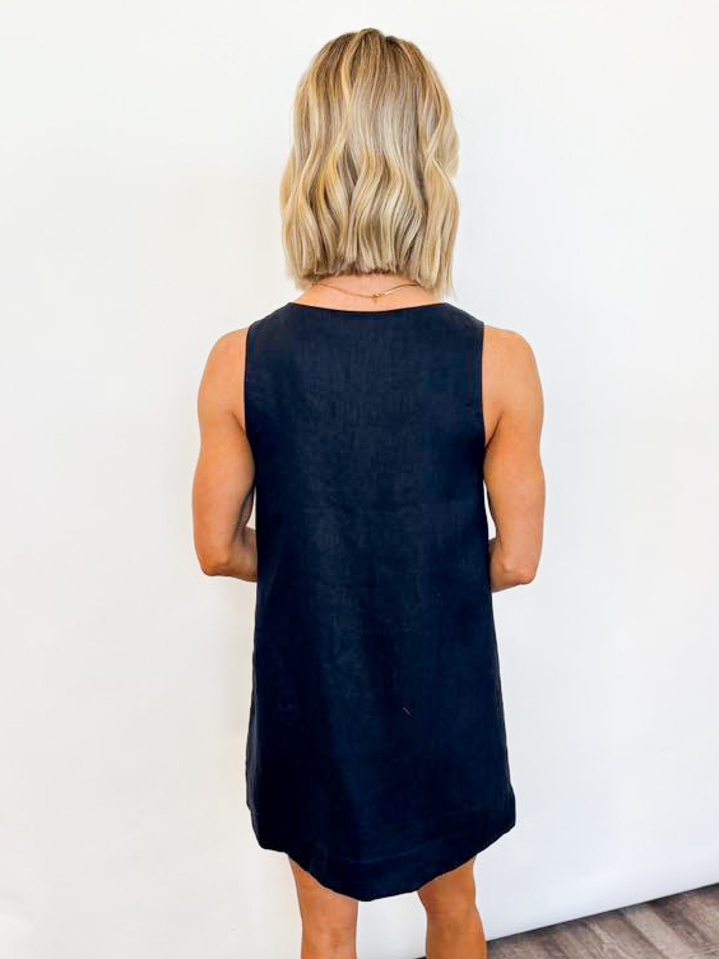 Luxe Linen Shift Dress