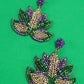 Mardi Gras Mask Earrings