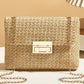 Coastal Glow Woven Clutch