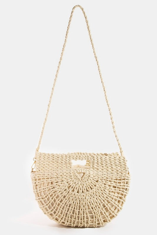 Coastal Weave Shoulder Bag