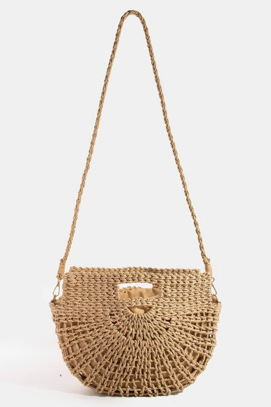 Coastal Weave Shoulder Bag
