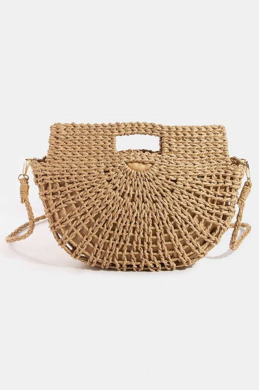 Coastal Weave Shoulder Bag