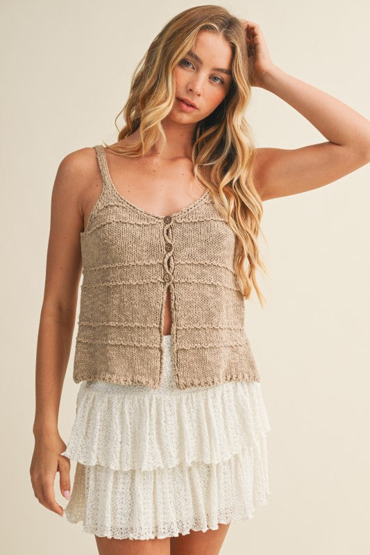 Sandy Cove Knit Tank