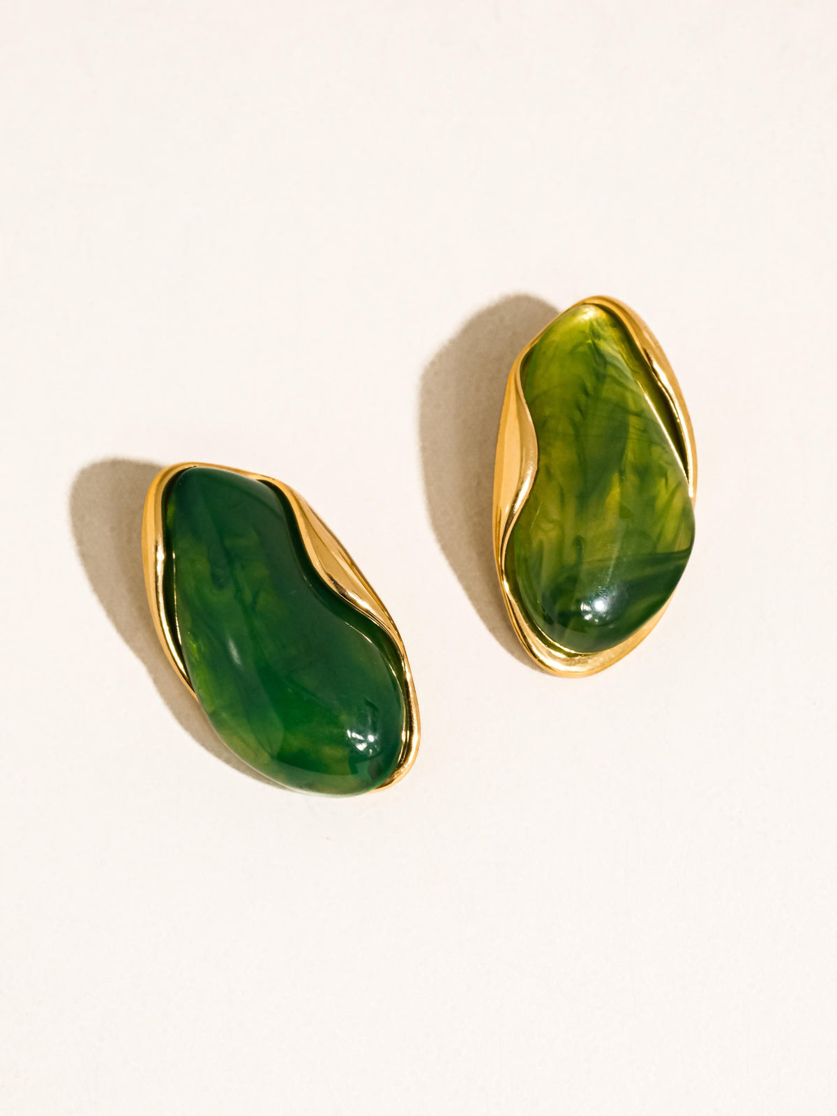 Resin Drop Earrings - 3 COLORS