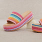 Sunset Boardwalk Platform Sandal