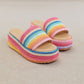 Sunset Boardwalk Platform Sandal