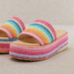 Sunset Boardwalk Platform Sandal