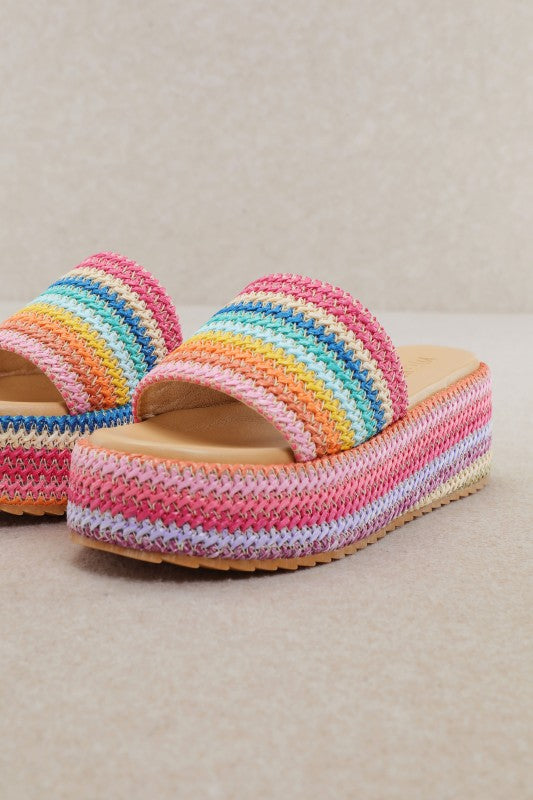 Sunset Boardwalk Platform Sandal