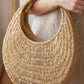 Harbor Circle Woven Handbag