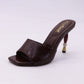 Espresso Charm Beaded Heel