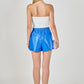 Gameday Faux Leather Shorts