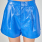 Gameday Faux Leather Shorts