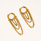 Multi Chain Drop Earrings