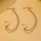 RS Double Chain Drop Earrings