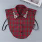 Red Plaid Collar