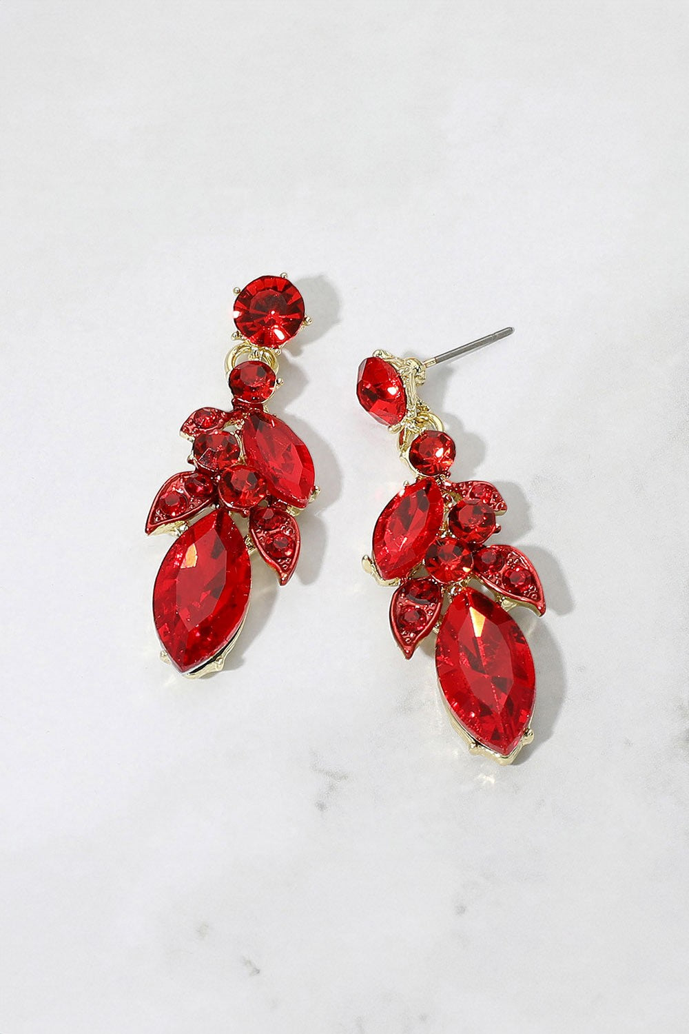 Marquise Cluster Earrings