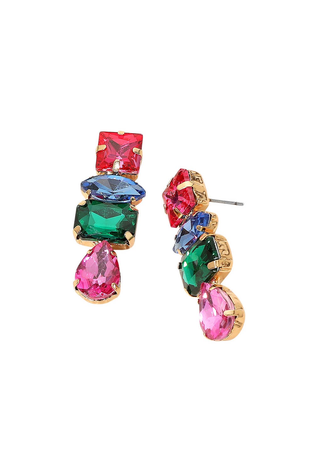 Cluster Drop Earrings - MORE COLORS