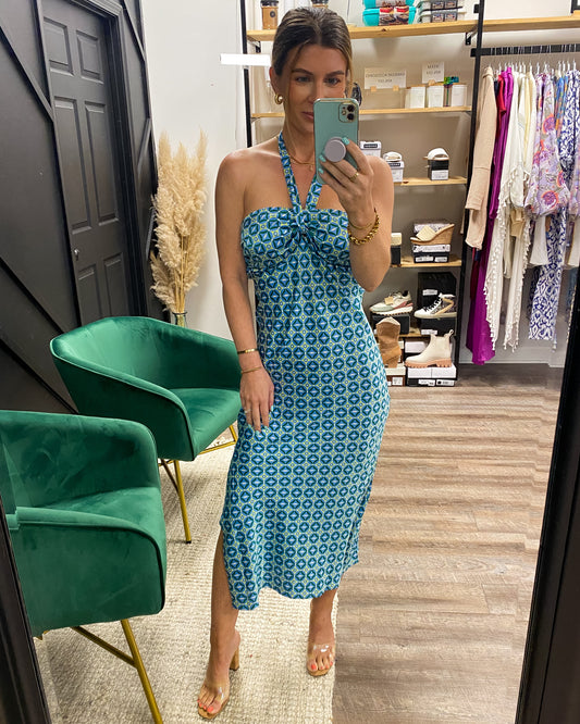 Tijuana Printed Midi Dress