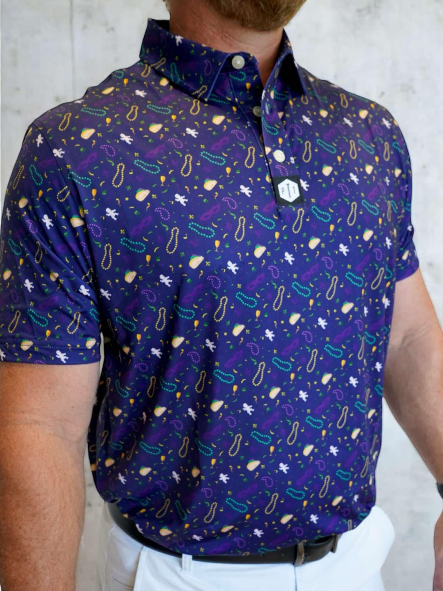 MENS King Cake Polo - 2 Colors